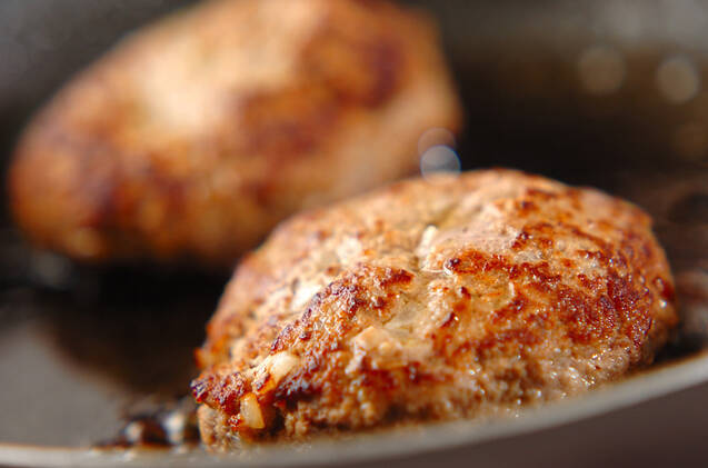 マスタードハンバーグの作り方の手順4