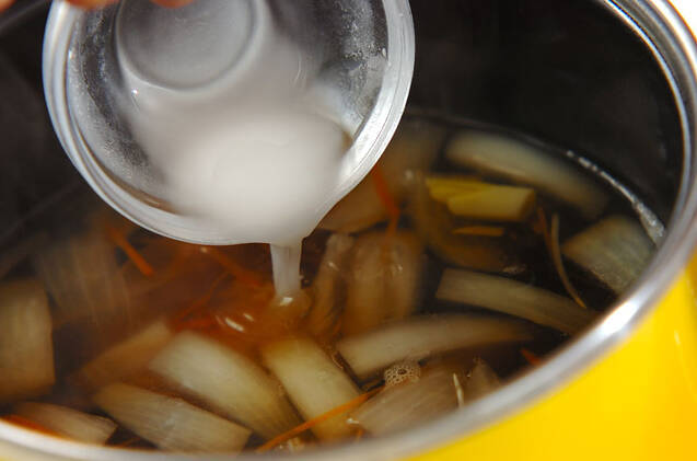 豆腐のあったかくずし汁の作り方の手順6