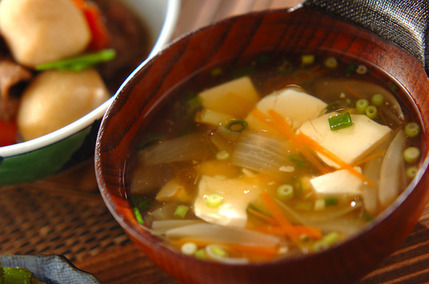 豆腐のあったかくずし汁