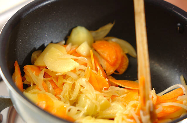 ビタミンたっぷりニンジンスープの作り方の手順4