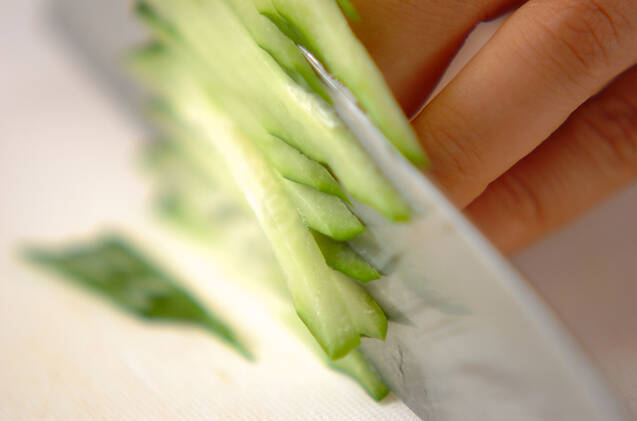 春雨キムチサラダの作り方の手順3