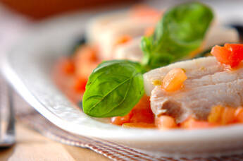 ゆで豚・イタリアンソース