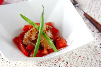 おしゃれ!ホタテのバルサミコマリネ