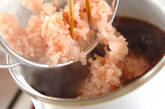 焼き餅のそぼろあんかけの作り方5