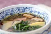 タケノコとハムのスープ