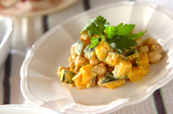 ヒヨコ豆とナッツのサラダ