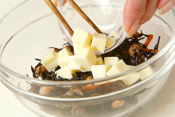 ヒジキオムレツの作り方の手順1