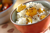 秋の定番！もち米入り栗ご飯