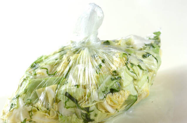 春キャベツの塩もみの作り方の手順6