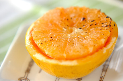 グレープフルーツのバターオーブン焼き