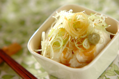 おぼろ豆腐のワサビ添え 副菜 レシピ 作り方 E レシピ 料理のプロが作る簡単レシピ