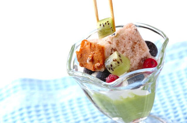 抹茶トライフルの作り方の手順5