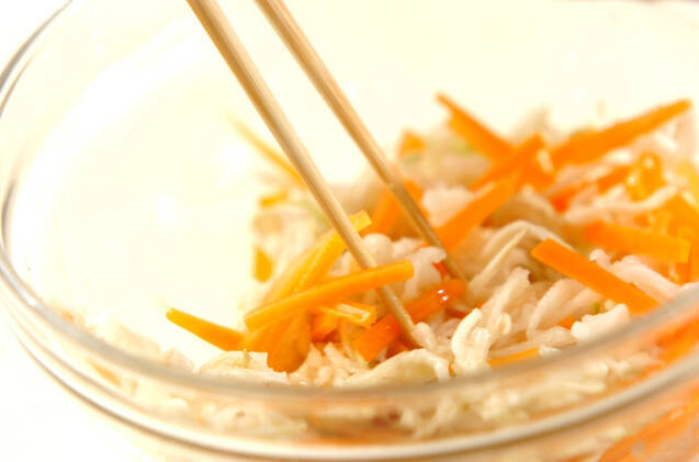 ニンジンと切干し大根の酢の物の作り方の手順5