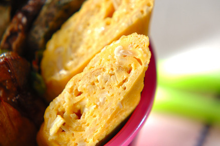 エノキ入り卵焼き