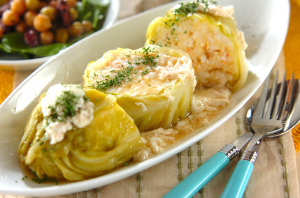 シーフードロールキャベツ