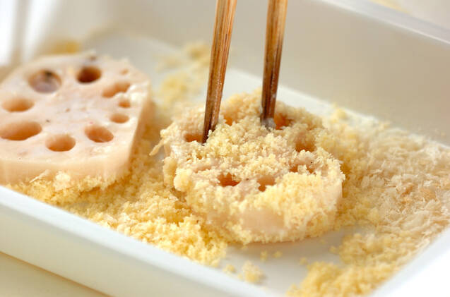 レンコンのサクサクチーズフライの作り方の手順2