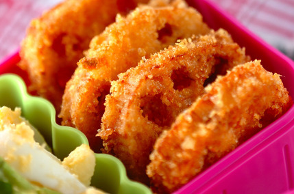 レンコンのサクサクチーズフライ