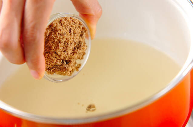 イワシの黒酢煮込みの作り方の手順6