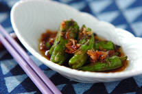 焼きシシトウのお浸し