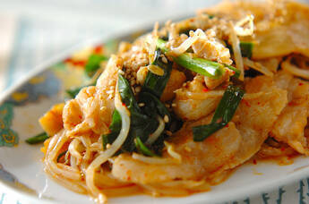 豚肉のキムチ炒め