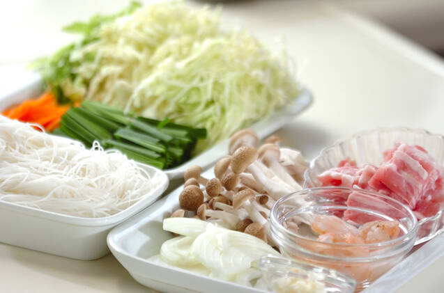 焼きビーフンの作り方の手順1