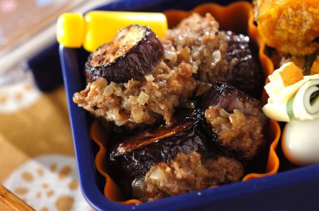 ナスのサッパリはさみ焼き