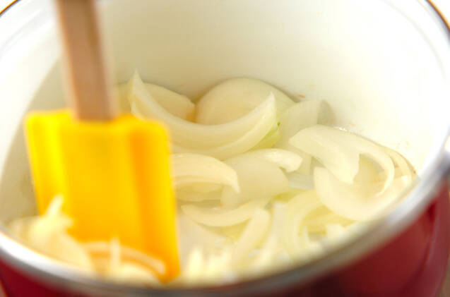 たっぷりチーズのミルクスープの作り方の手順3