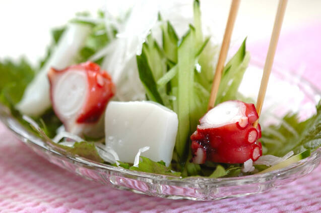 イカタコと野菜のサラダの作り方の手順3