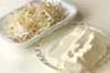 豆腐とモヤシのみそ汁の作り方の手順1