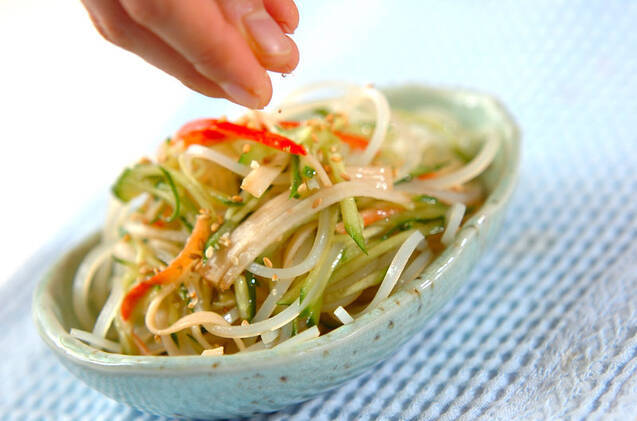 葛きりの中華サラダの作り方の手順5