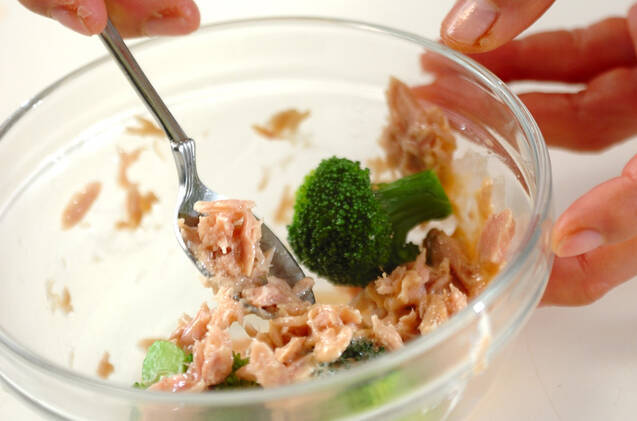 ブロッコリーとツナのサラダの作り方の手順2