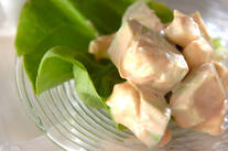 クリームチーズアボカド和え