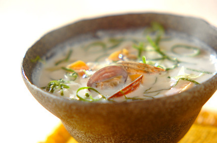 アサリのミルクスープ