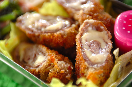 牛肉のチーズカツ