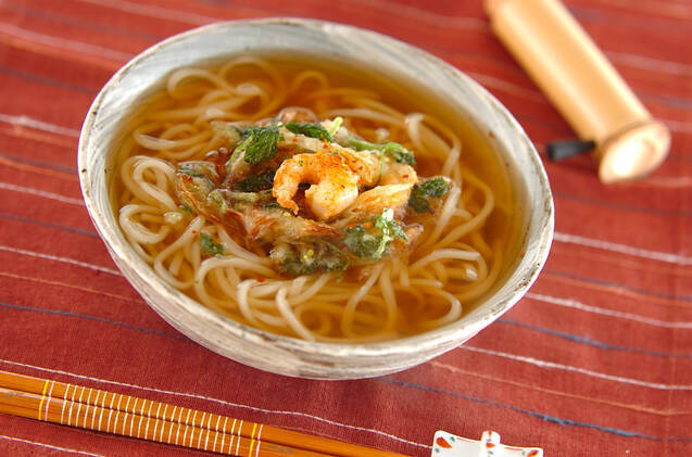 かき揚げうどん