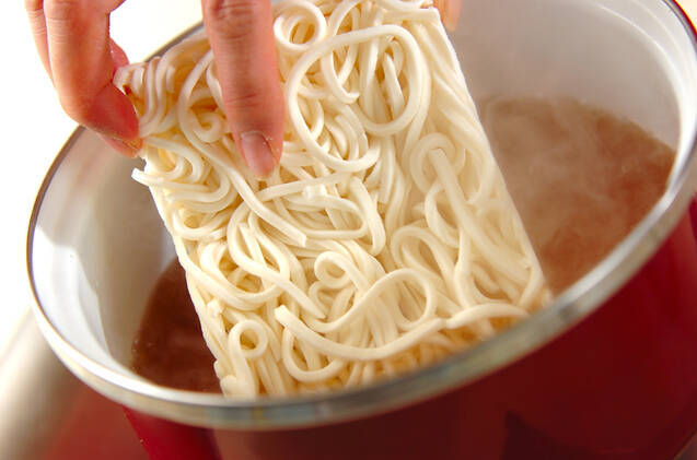 かき揚げうどんの作り方の手順5