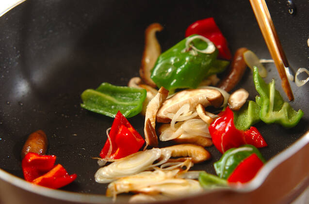 揚げ豆腐の甘辛炒めの作り方の手順8