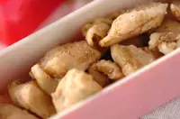 ゆで鶏のゴマ和え