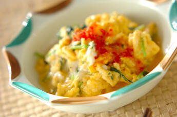 ふわふわエスニック風卵炒め