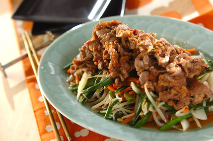 絶品甘辛ダレで！ジンギスカン風ラム肉の炒め物