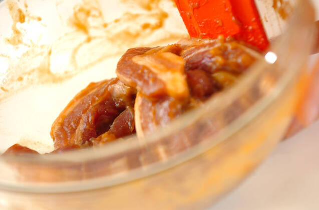 豚バラのみそ漬け焼きの作り方の手順2