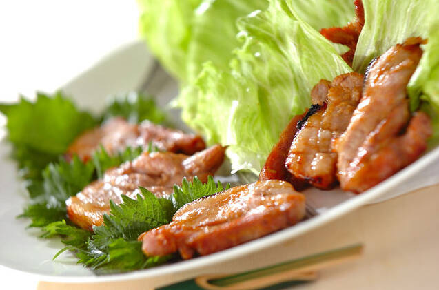 豚バラのみそ漬け焼き