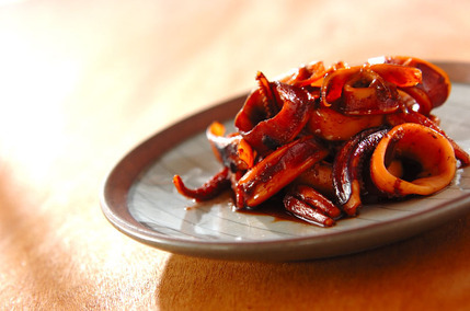 イカの柔らかショウガ煮