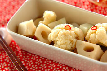 カリフラワーの甘酢漬け