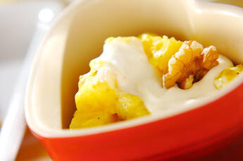 サツマイモのミルク煮