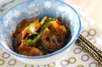 レンコンのオイスター炒め