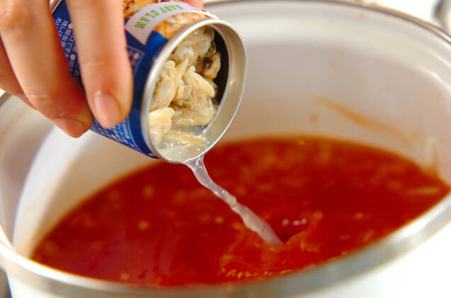 トマトクラムチャウダーの作り方の手順3