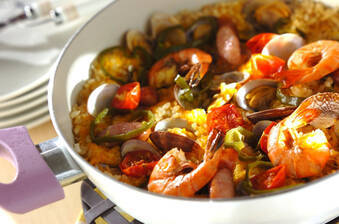 フライパンで簡単！パエリア お家で気軽に作れる by西川 綾さん