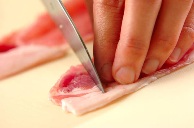 豚肉のニラソースがけの作り方の手順1