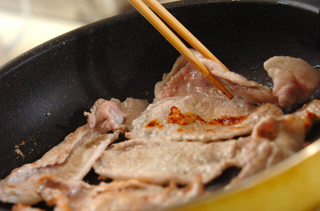 豚肉のニラソースがけの作り方の手順5